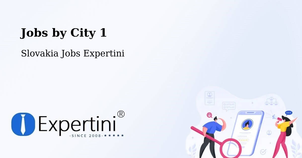 City Jobs in Slovakia - Expertini